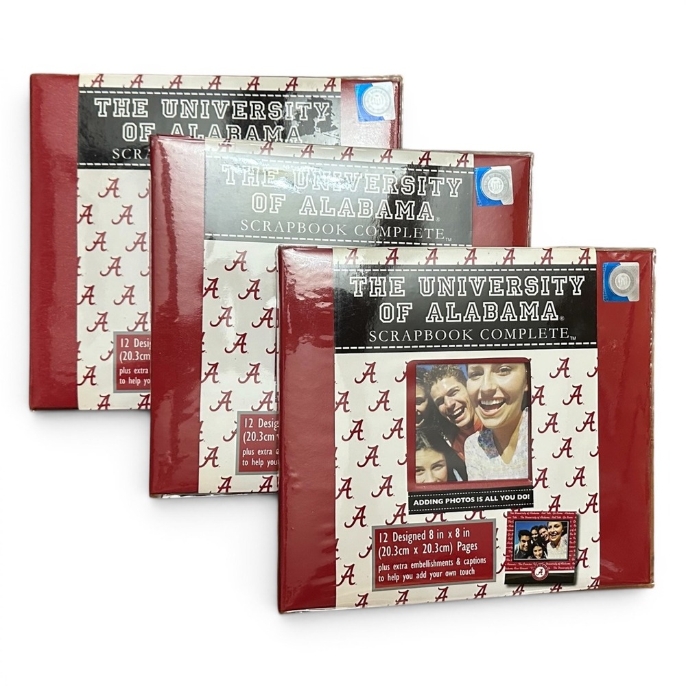 University of Alabama Crimson Tide Picture Scrapbook NCAA Licensed 8x8 book